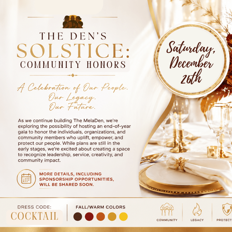 The Den's Solstice: Community Honors