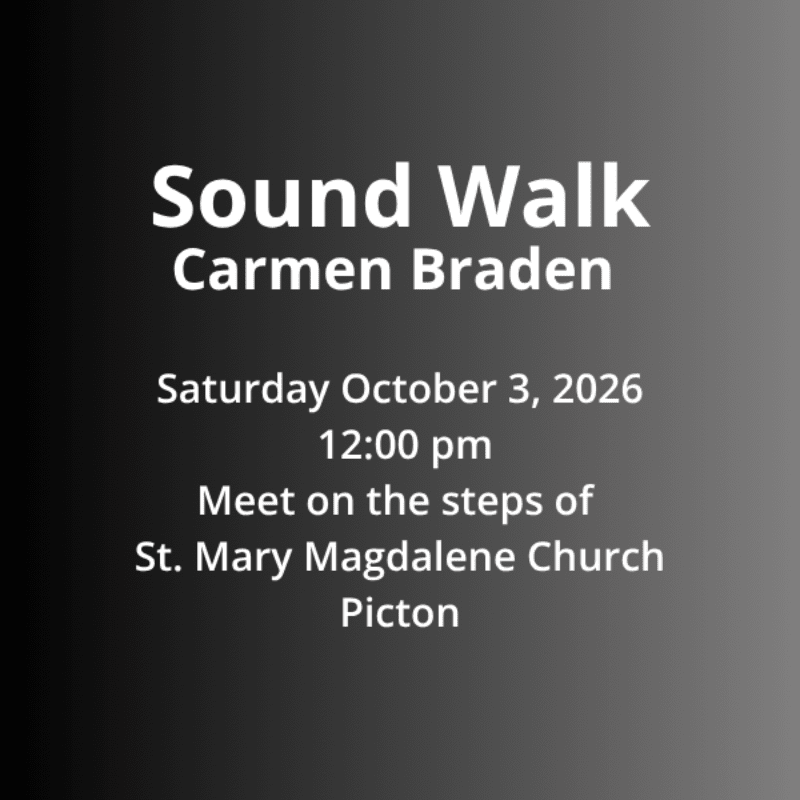 Sound Walk with Carmen Braden