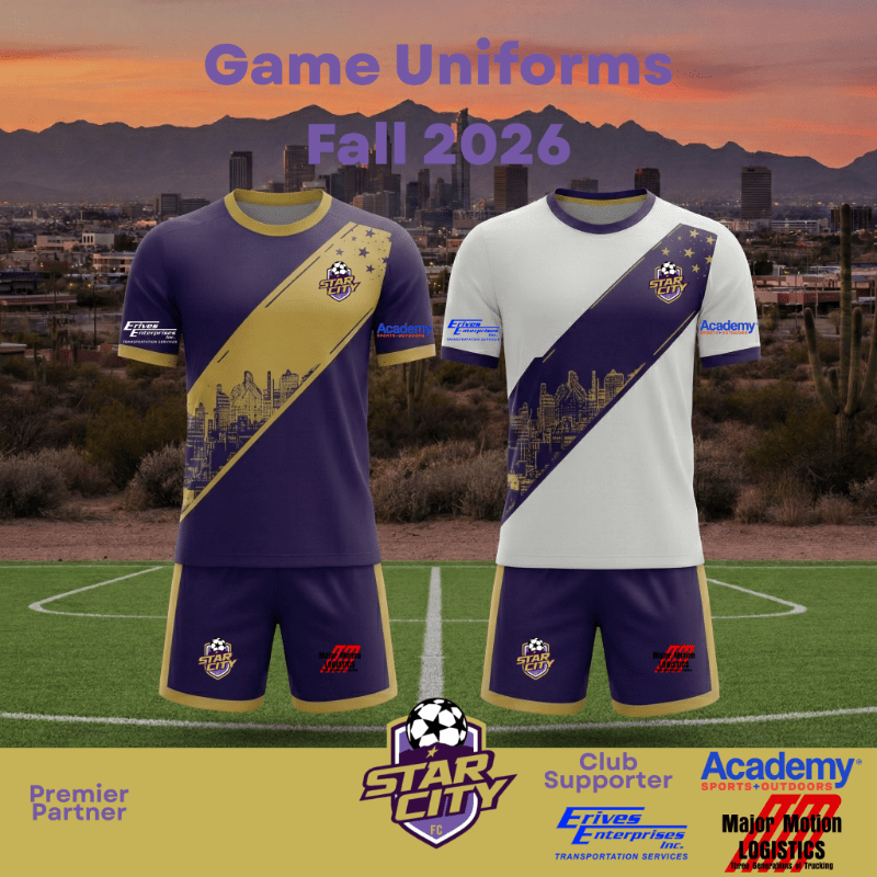 Star City FC Uniforms