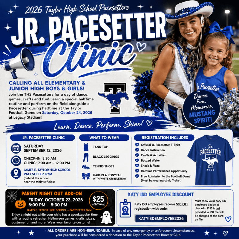 JR PACESETTER CLINIC - FOOTBALL EXPERIENCE 2026