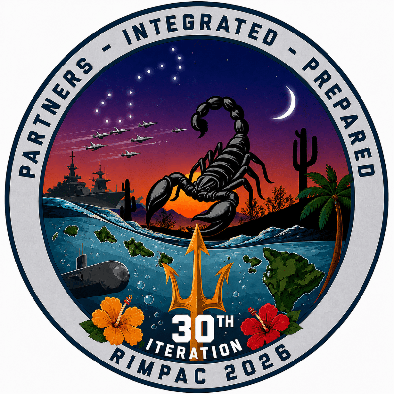 🌺🦂 610 CACS RIMPAC 30th Anniversary Patch
