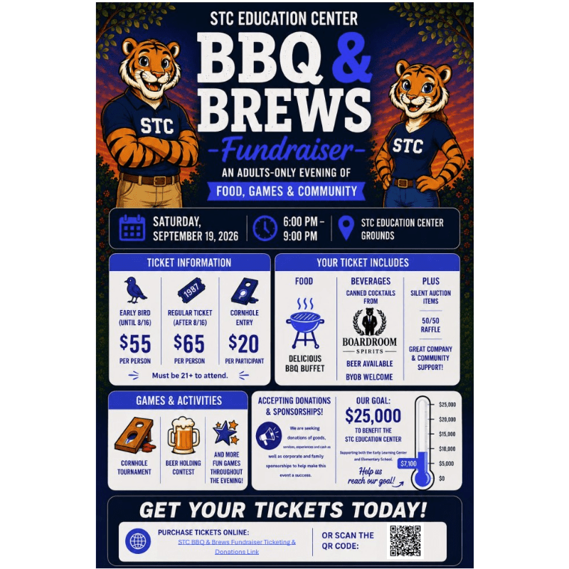 St. Teresa of Calcutta Education Center BBQ & Brews Fundraiser