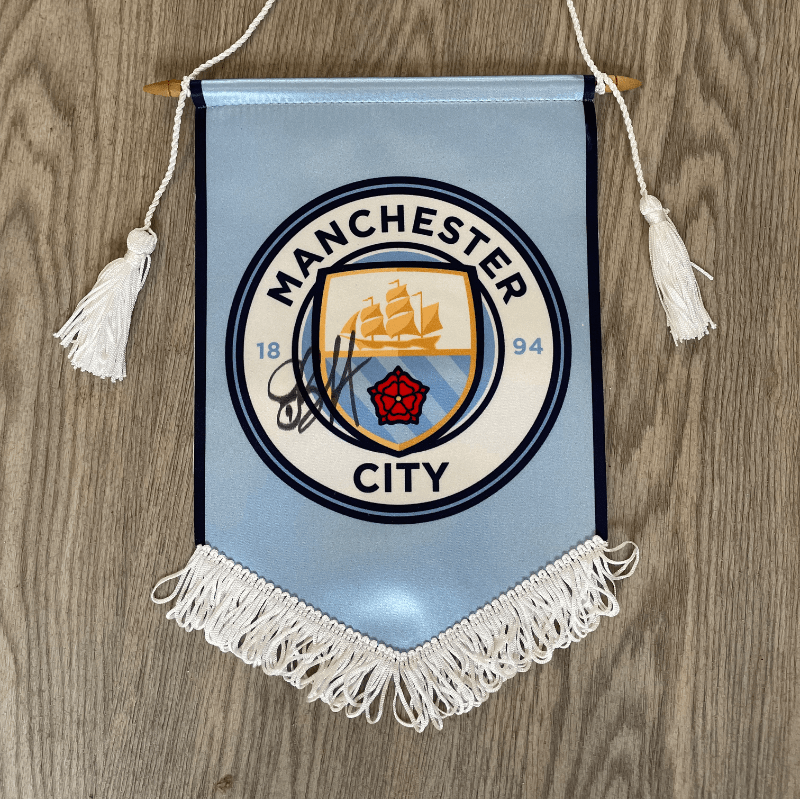 Manchester City Signed Banner Raffle
