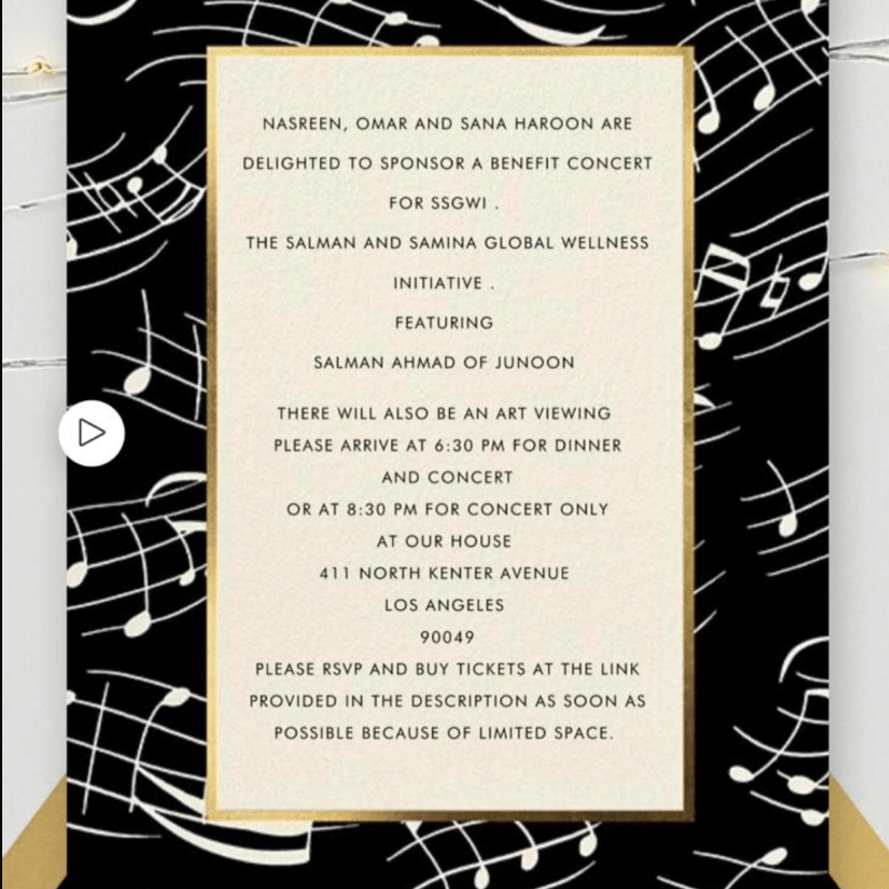 SSGWI LOS ANGELES FUNDRAISER AUGUST 2026