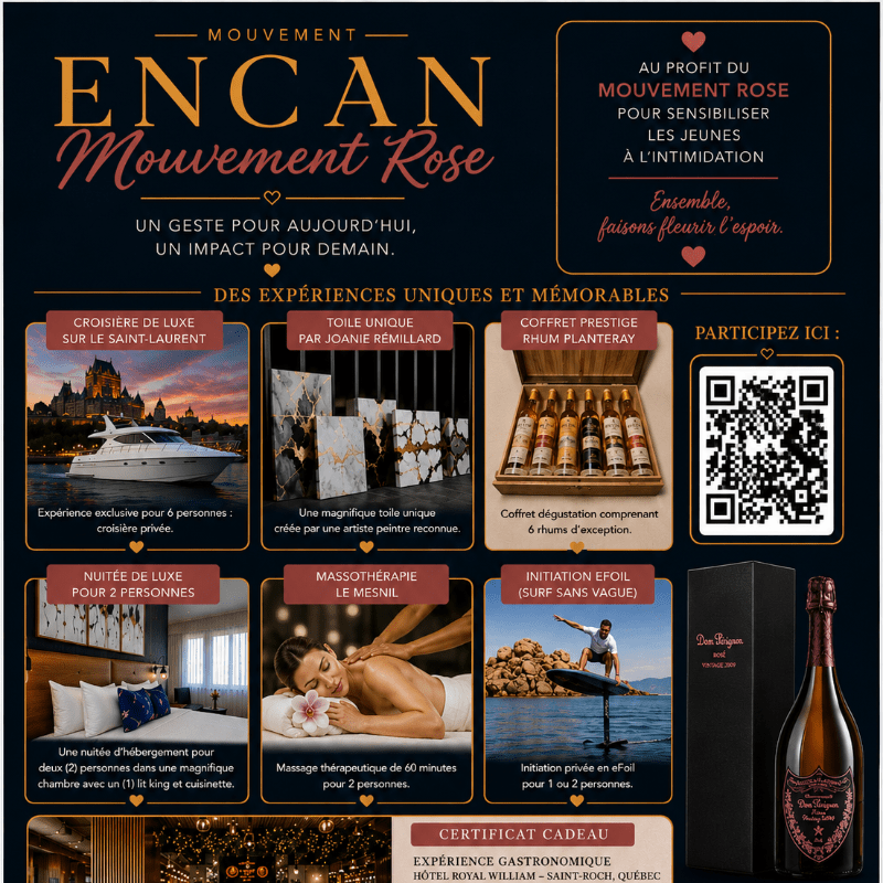 encan silencieux mouvement R/OSE
