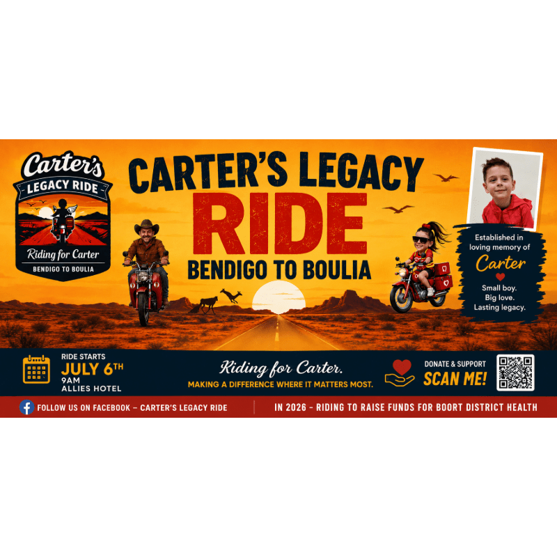 Carters Legacy Ride Silent Auction