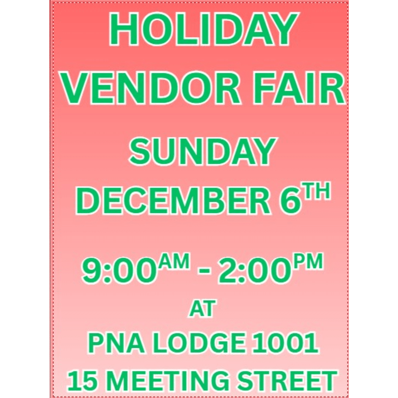 Holiday Vendor Fair