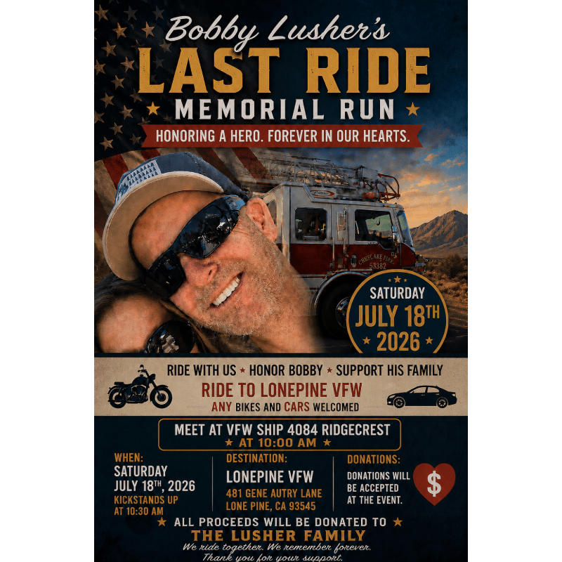 Bobby Lusher's Last Ride Memorial Run