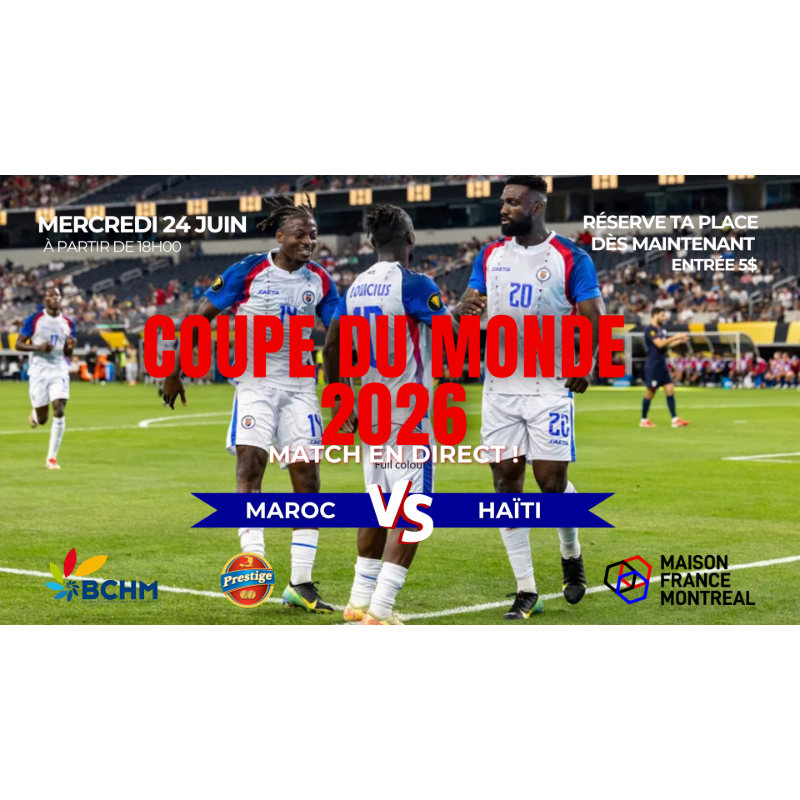 MAROC vs HAÏTI - FIFA WORLD CUP 2026