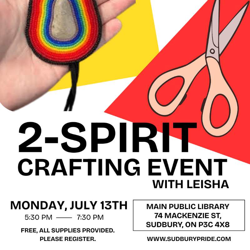 2Spirit and Indigiqueer crafting event - July 13th