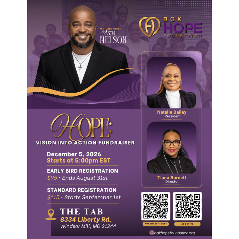 BGK HOPE Foundation Inaugural Benefit Celebration