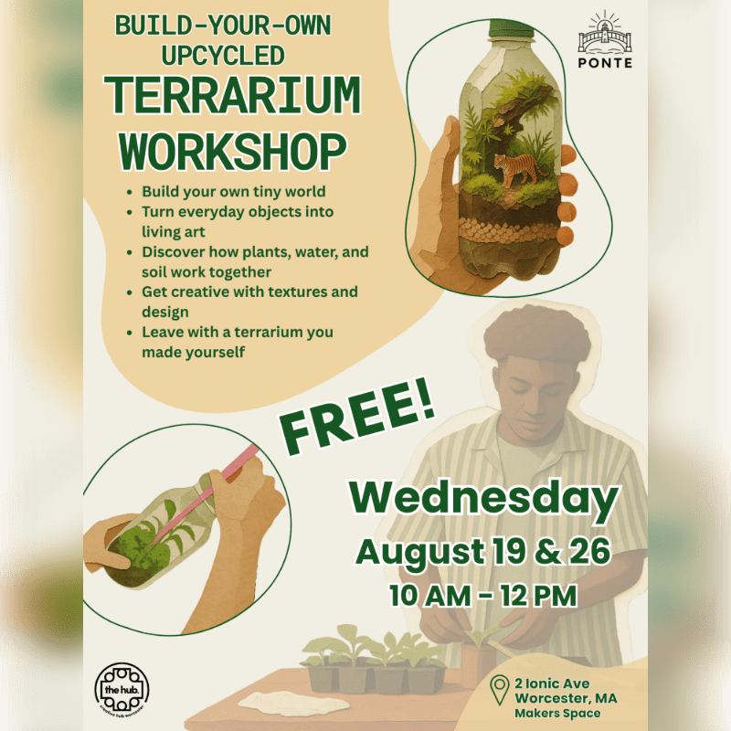 Upcycled Terrarium Workshop