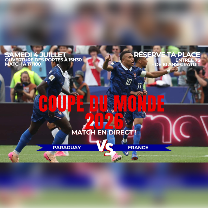 PARAGUAY vs FRANCE - FIFA WORLD CUP 2026
