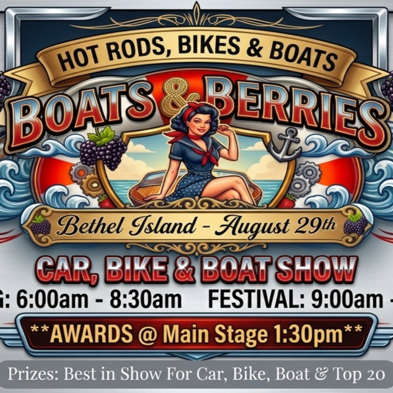 Boats and Berries Car Show Registration