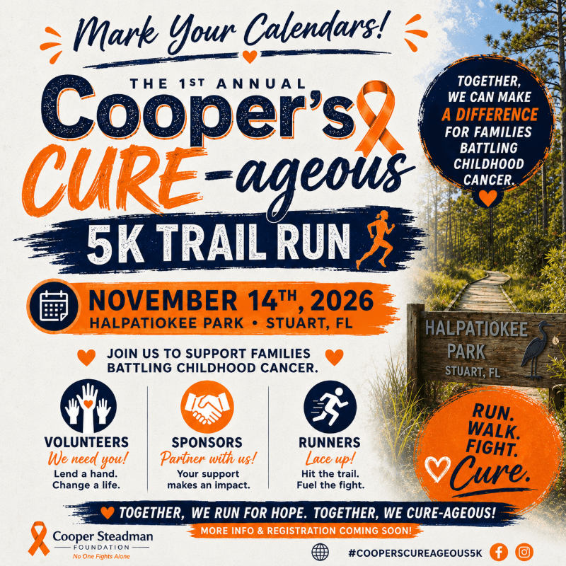 1st Annual Cooper's CURE-ageous 5K Trail Run