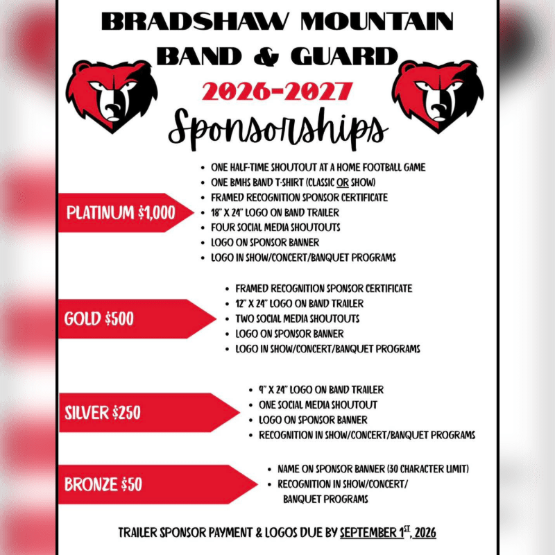 Band Sponsorships