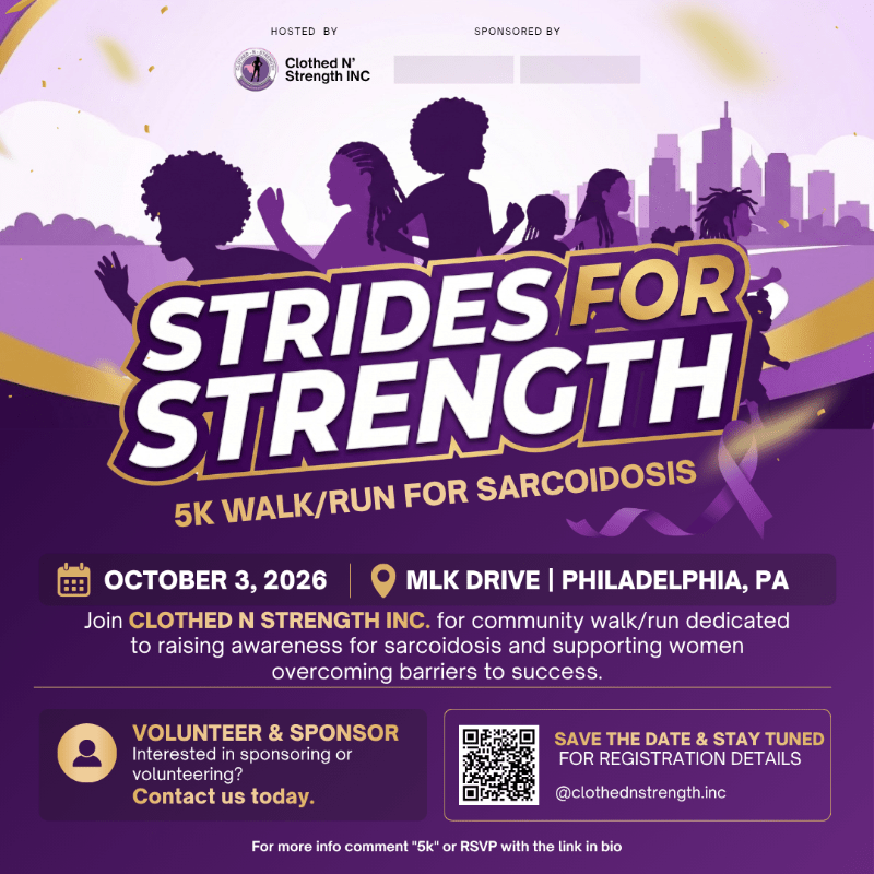 Strides for Strength 5k for Sarcoidosis