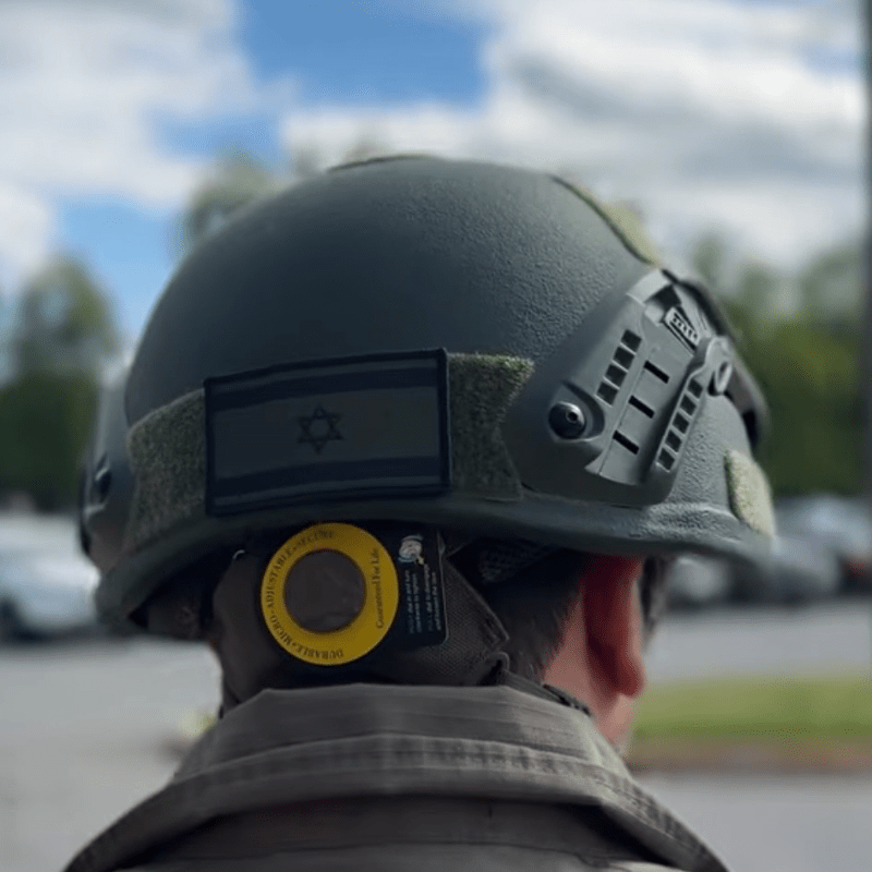 Authentic IDF Helmet Worn in Terri’s Angels Video
