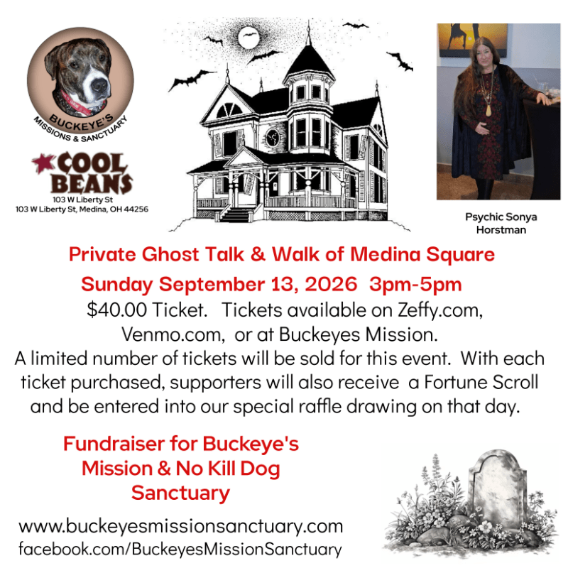 Ghost Walk/Talk of Medina with Psychic Sonya Horstman
