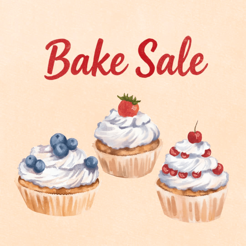 Will Find Hope's Baking Fundraiser