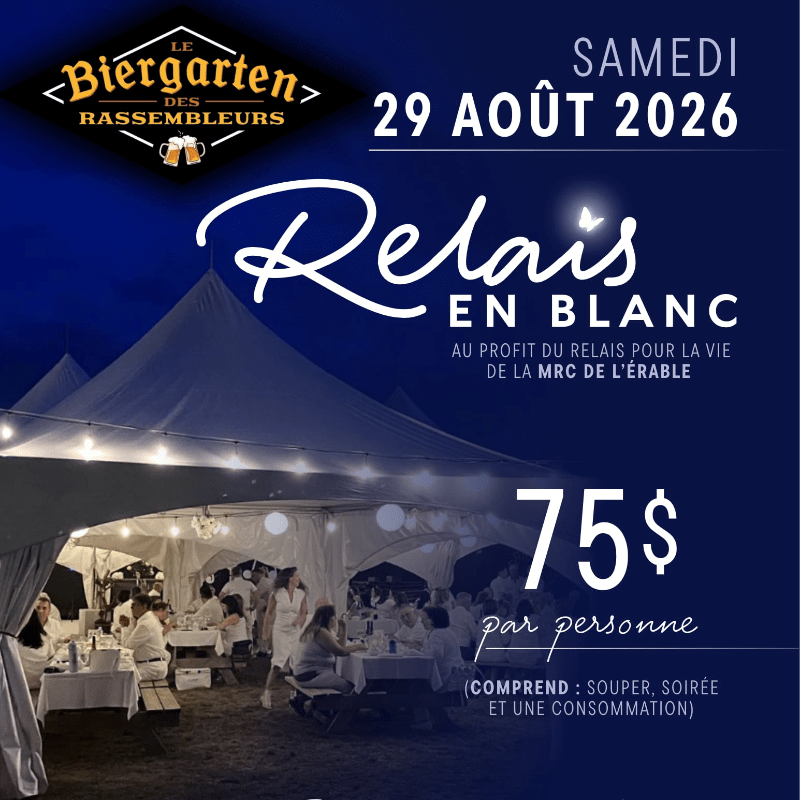 Relais en blanc- 6e édition