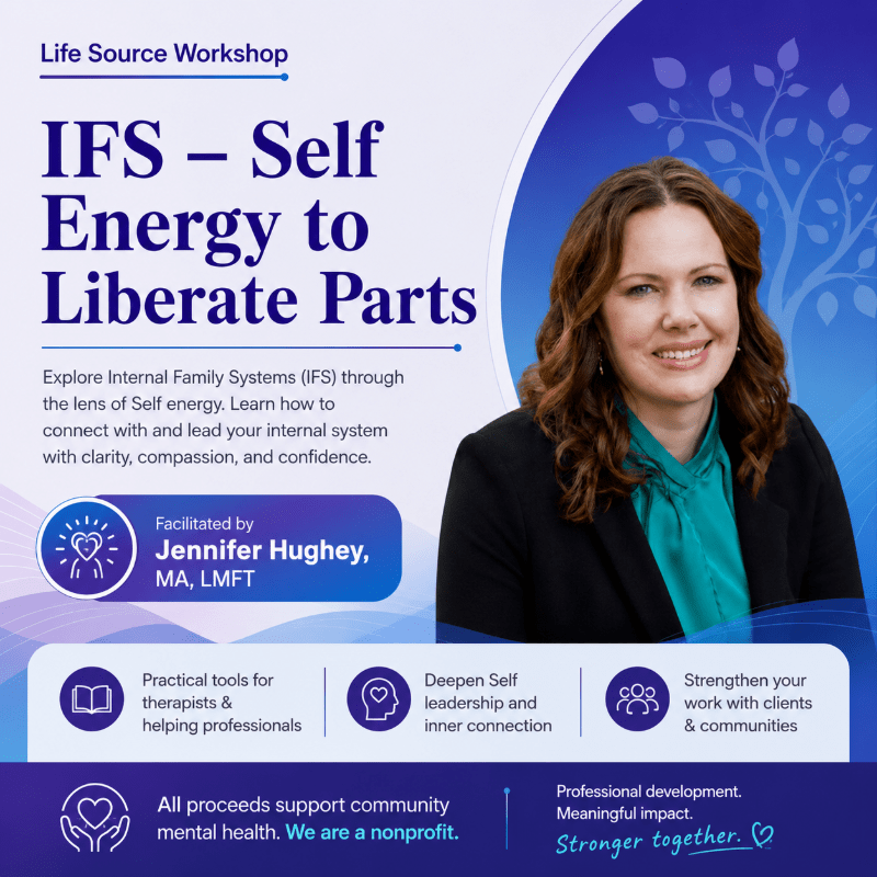 Zoom Workshop: IFS - Self Energy to Liberate Parts