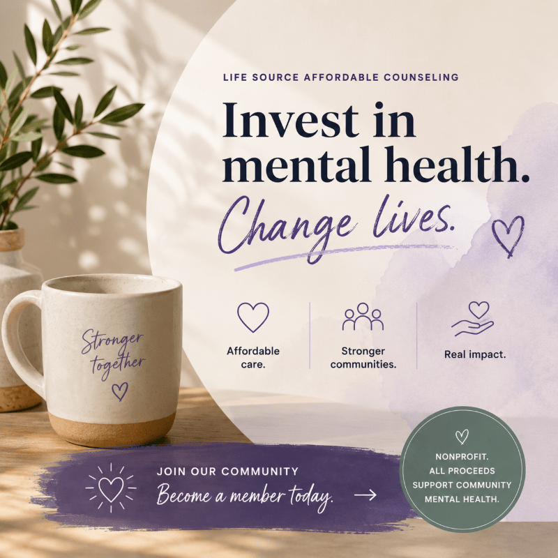 Life Source Affordable Counseling's Memberships