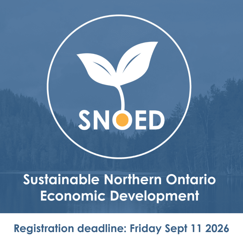Sustainable Northern Ontario Economic Development (SNOED) 101 Course