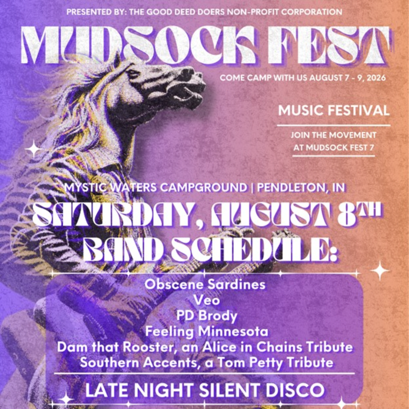 Mudsock Fest 2026 Tickets- at Mystic Waters Family Campground