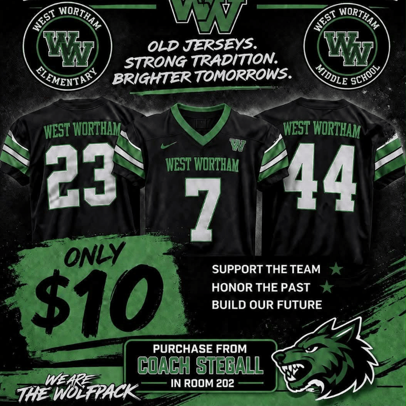 West Wortham Football Jersey Sale