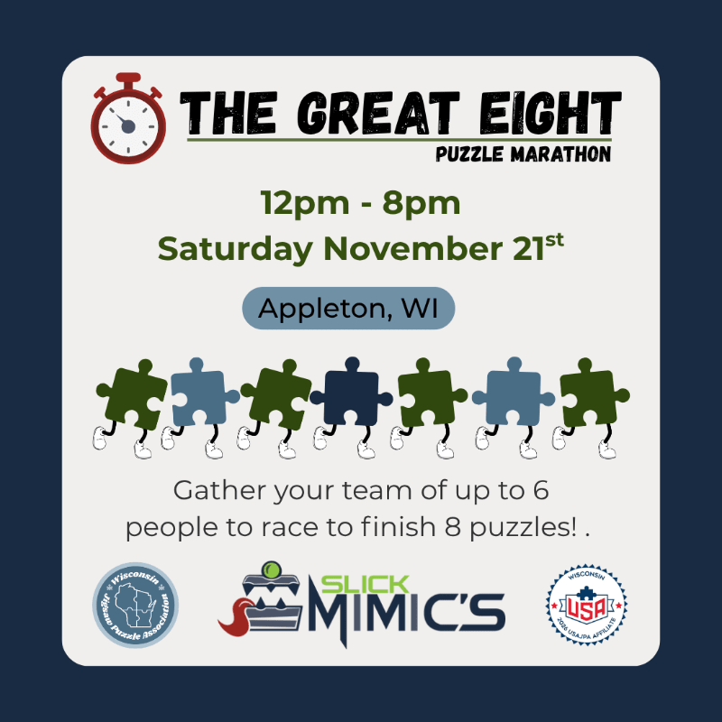 The Great Eight: Puzzle Marathon