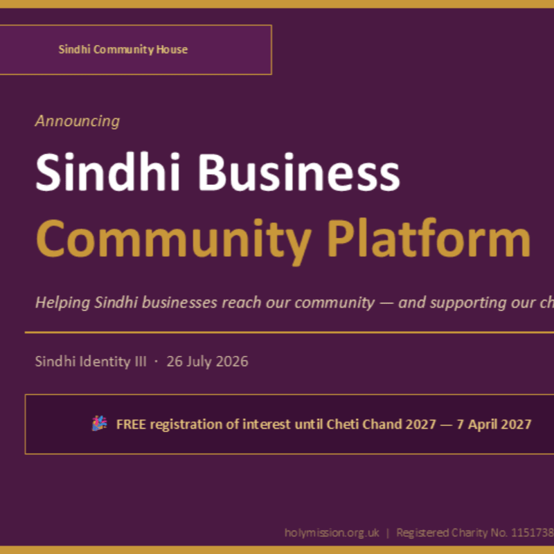 Sindhi Business Community Platform — Join the Platform