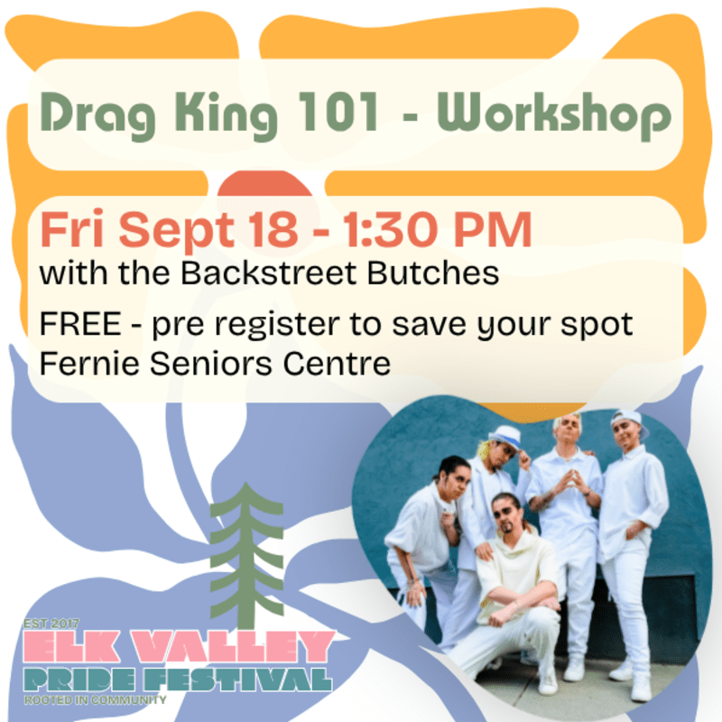 EVPF - All-Ages Drag King 101 Workshop