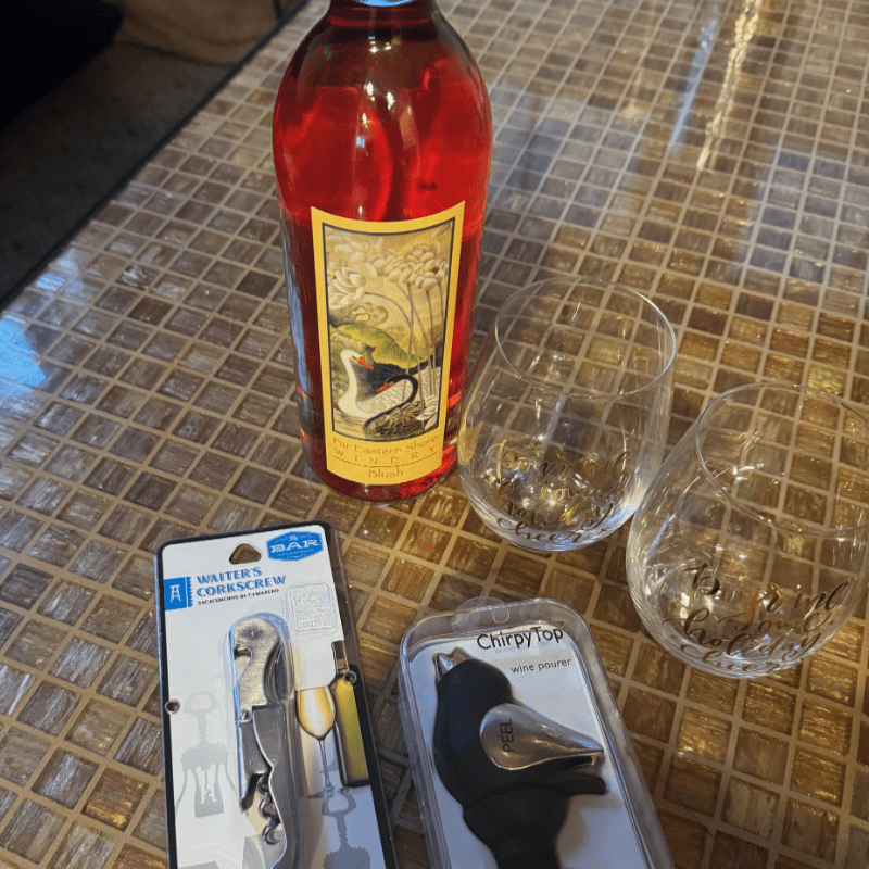 Holiday Cheer Wine & Accessories Giftbasket Raffle