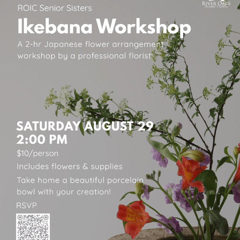 Senior Sister Flower Arrangement Workshop