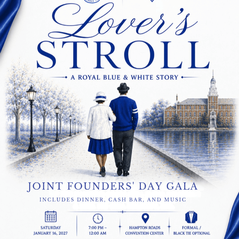 Lover's Stroll – A Royal Blue & White Story