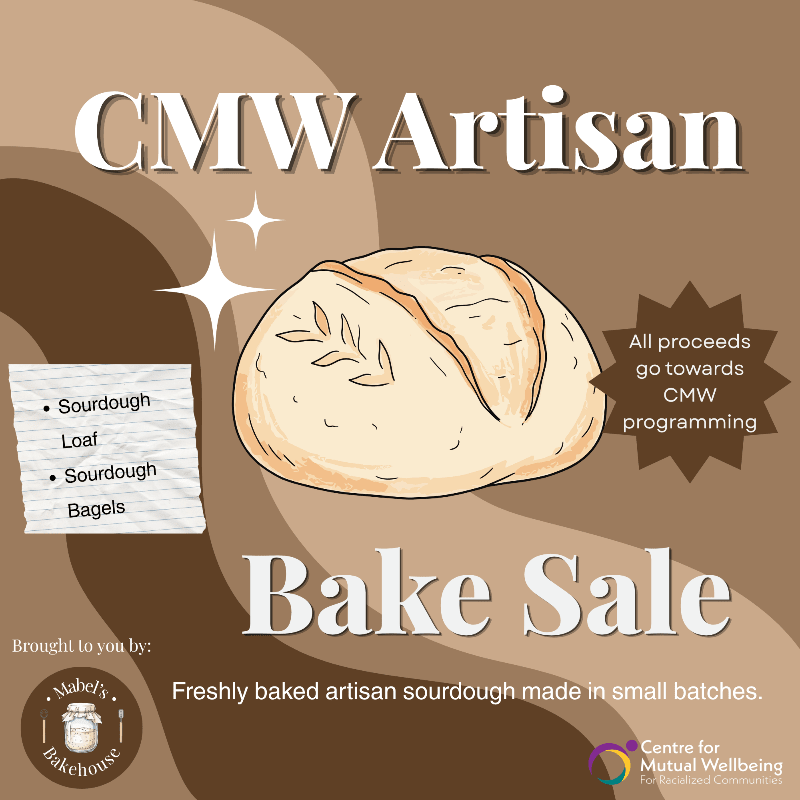 Centre for Mutual Wellbeing Bake Sale