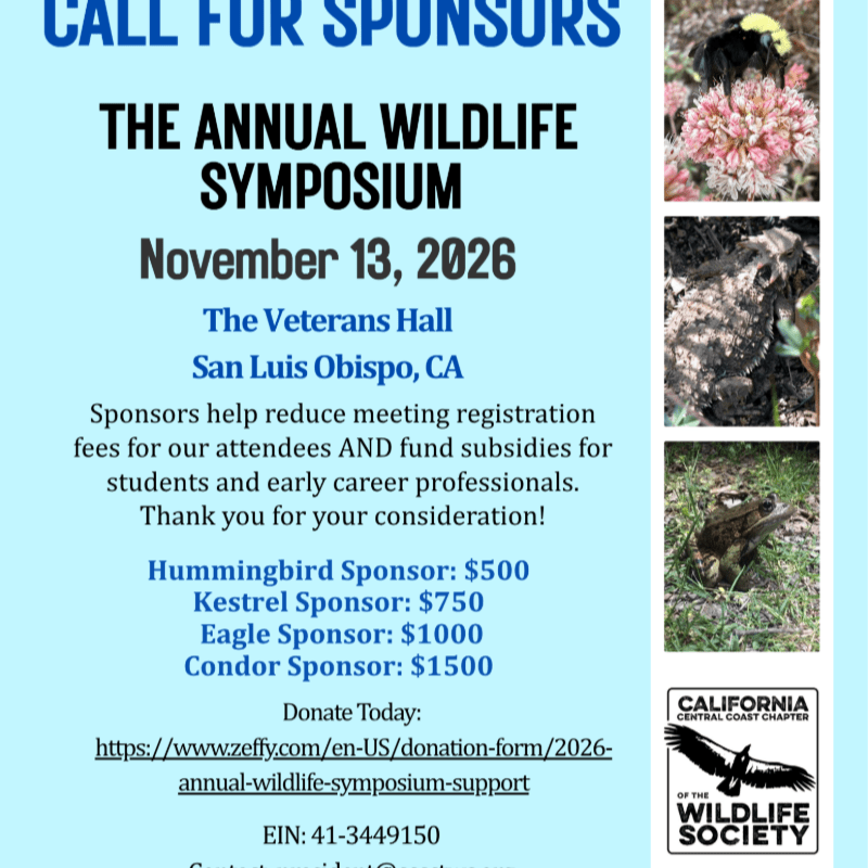 2026 Annual Wildlife Symposium Support