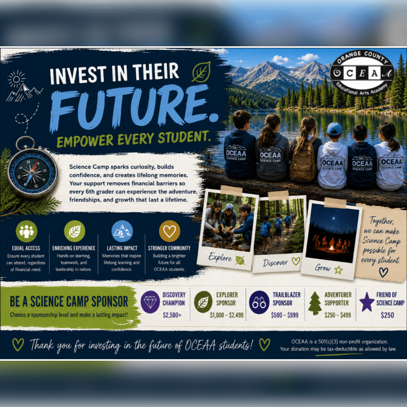 Science Camp Sponsorship - 2026