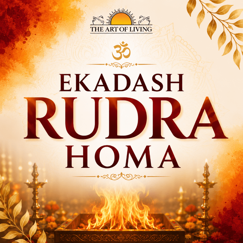 Ekadash Rudra Homa 2026 – In the Divine Presence of Swamiji