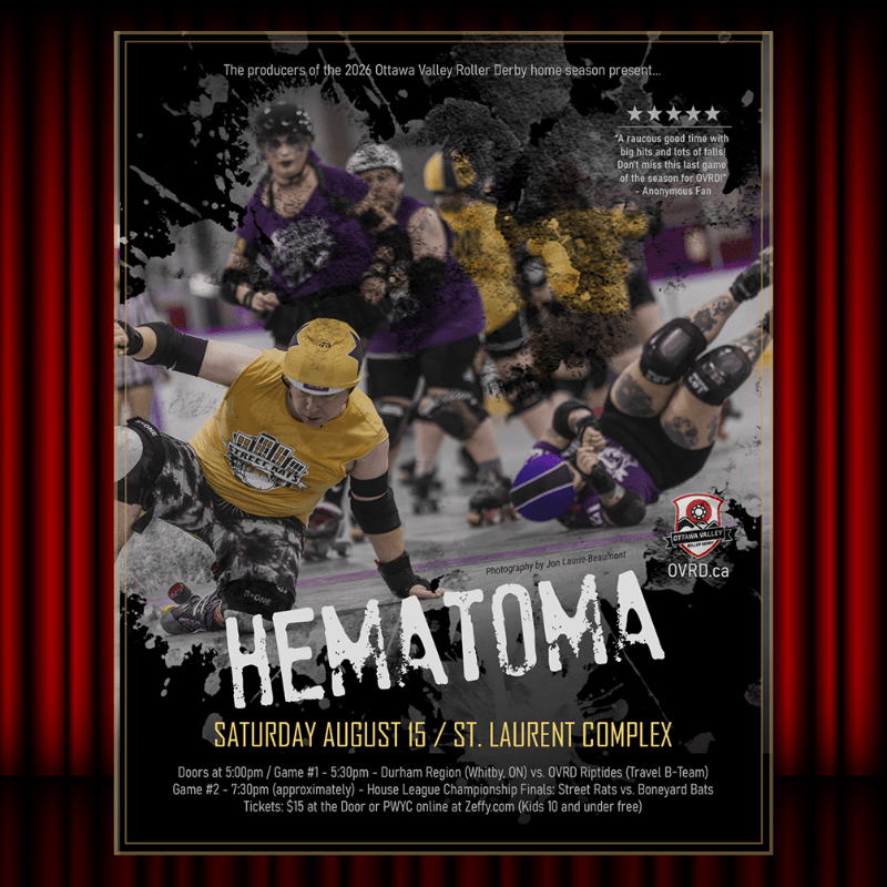 OVRD Presents, "Hematoma: A Roller Derby Double Header"