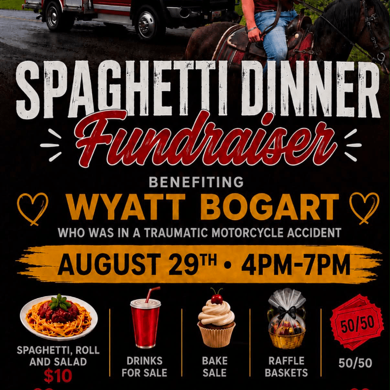 Spaghetti dinner benefit for Wyatt