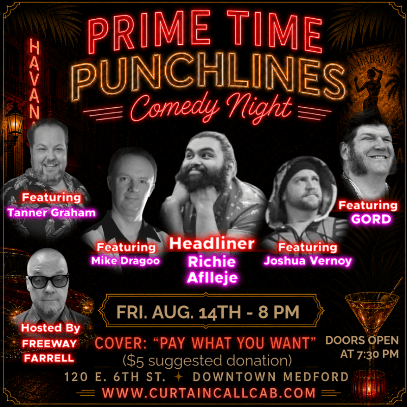 Prime Time Punchlines - Five Comics! One Crazy Night!