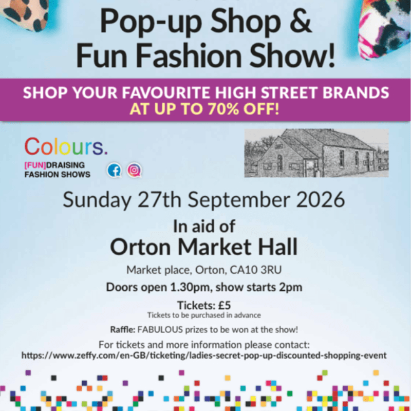 Ladies Pop-up Shop & Fun Fashion Show