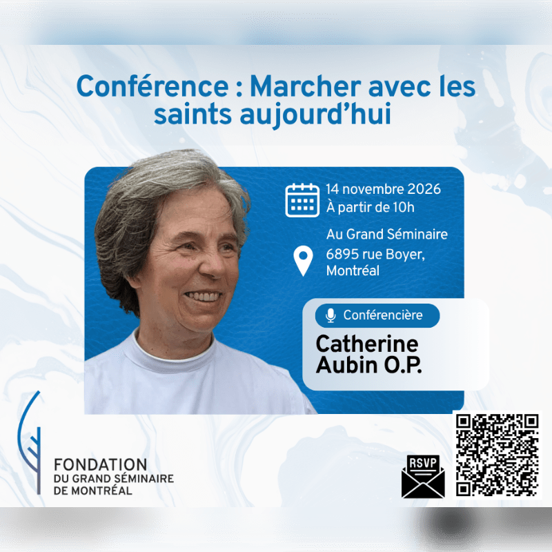 Conférence : Marcher avec les saints aujourd’hui