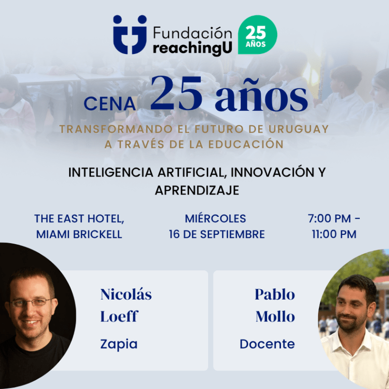 Cena 25º Aniversario en Miami - Fundación ReachingU