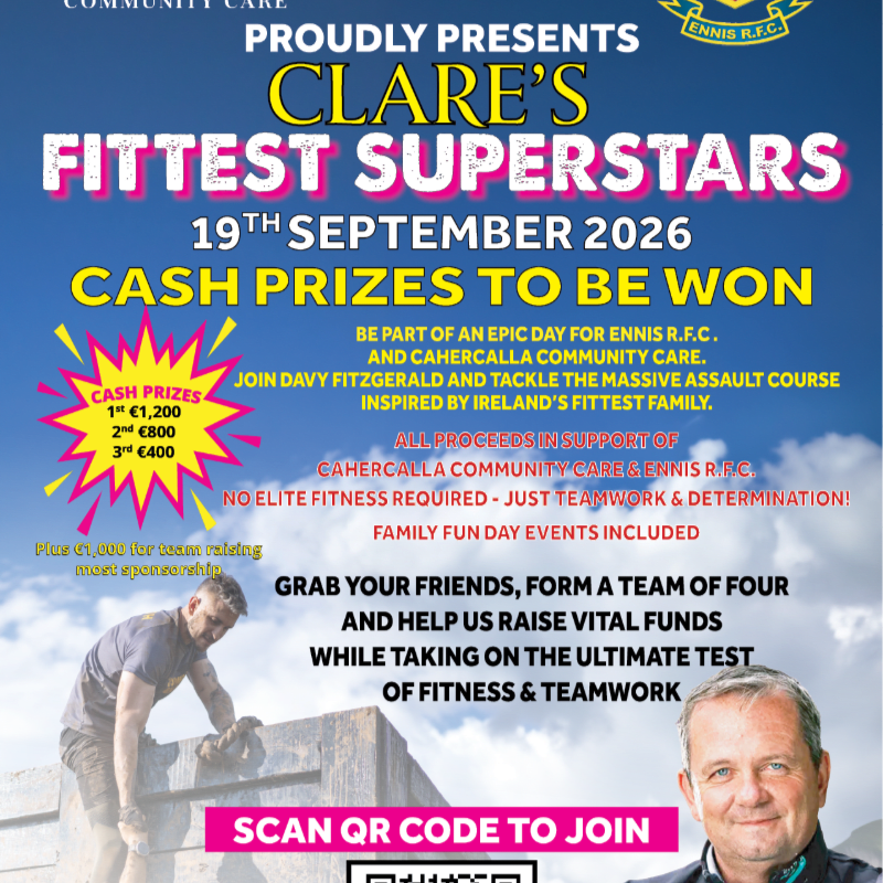 Clare's Fittest Superstars 2026