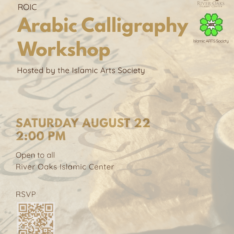 Arabic Calligraphy Workshop