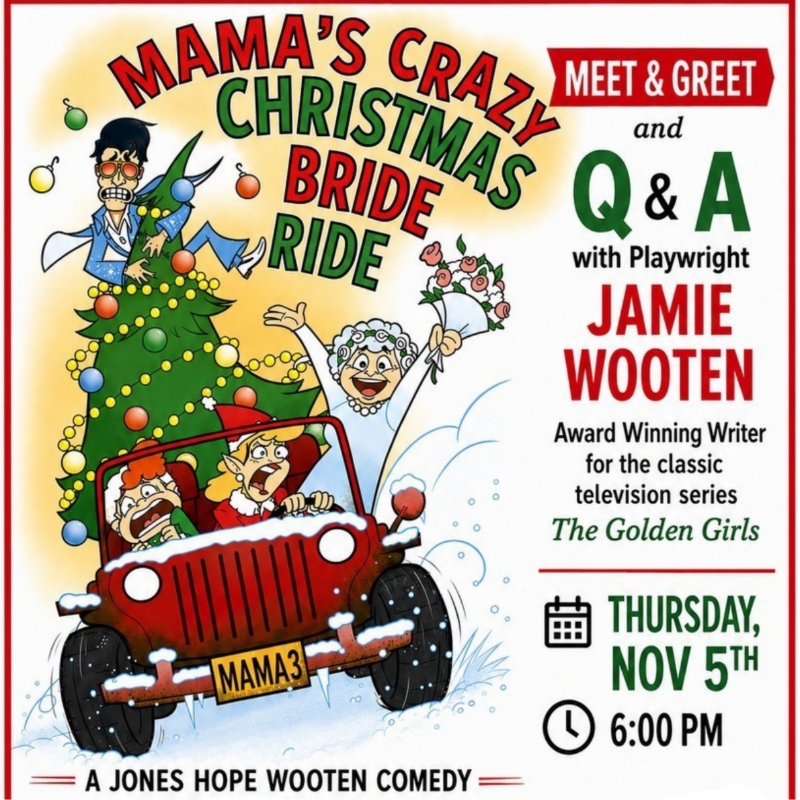 Meet & Greet with Playwright Jamie Wooten