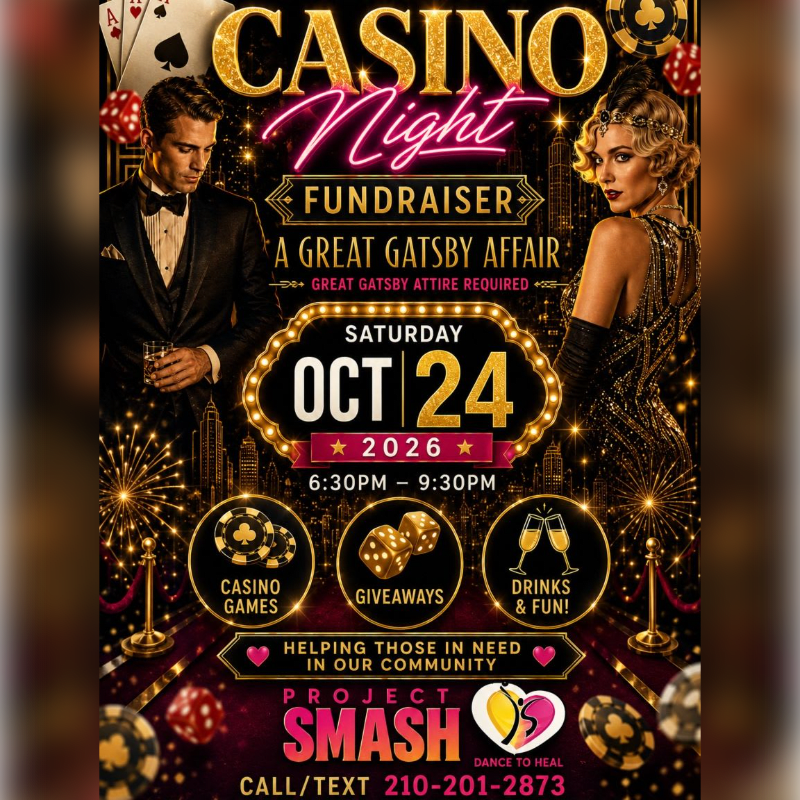 🎰 Great Gatsby Casino Night Fundraiser - Donate or Sponsor